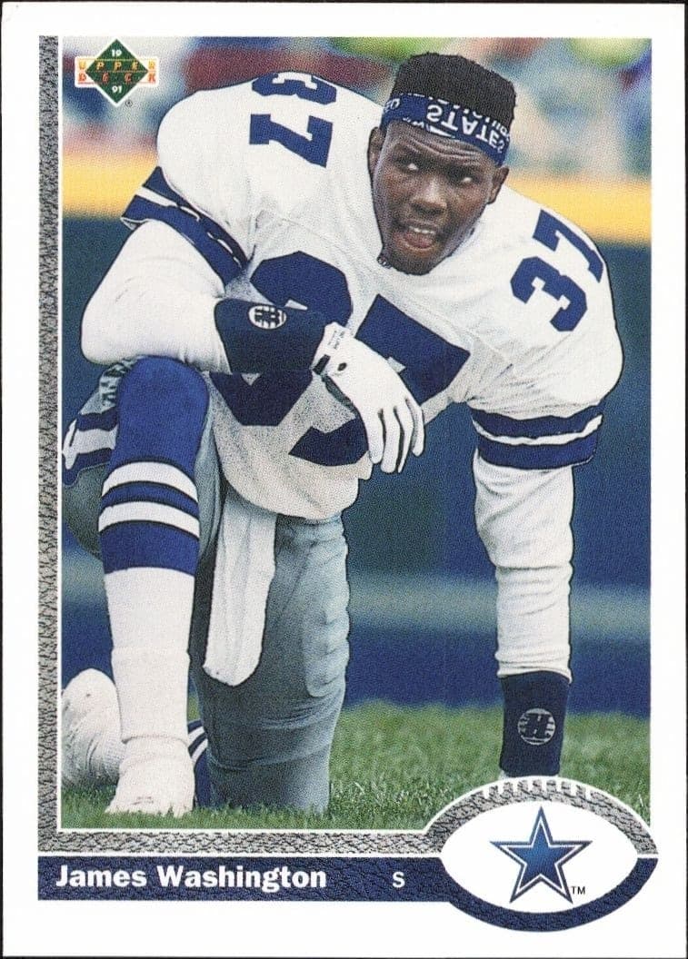 1991 Upper-Deck James Washington #679 trading card