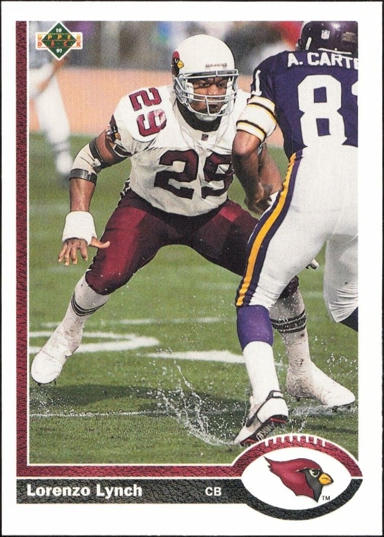 1991 Upper-Deck Lorenzo Lynch #683 trading card
