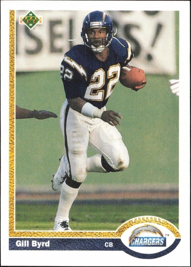 1991 Upper-Deck Gill Byrd #137 trading card