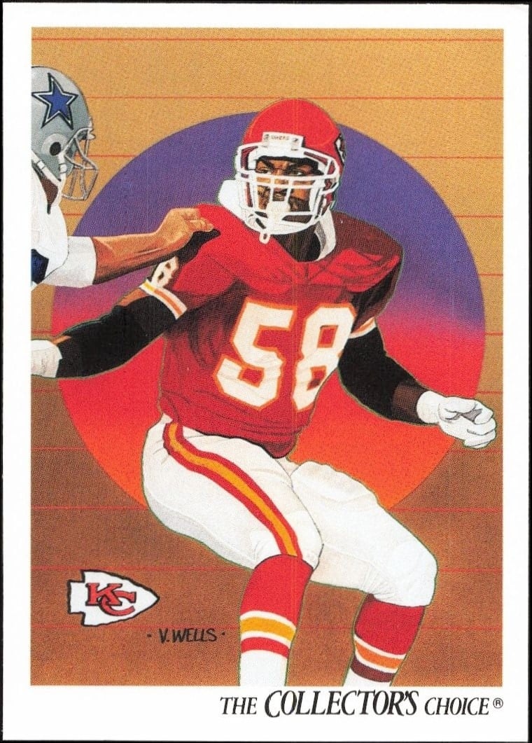 Derrick Thomas 1991 Upper Deck #80 Football Trading Card - Front 1991 Upper Deck Derrick Thomas #80 football trading card front
