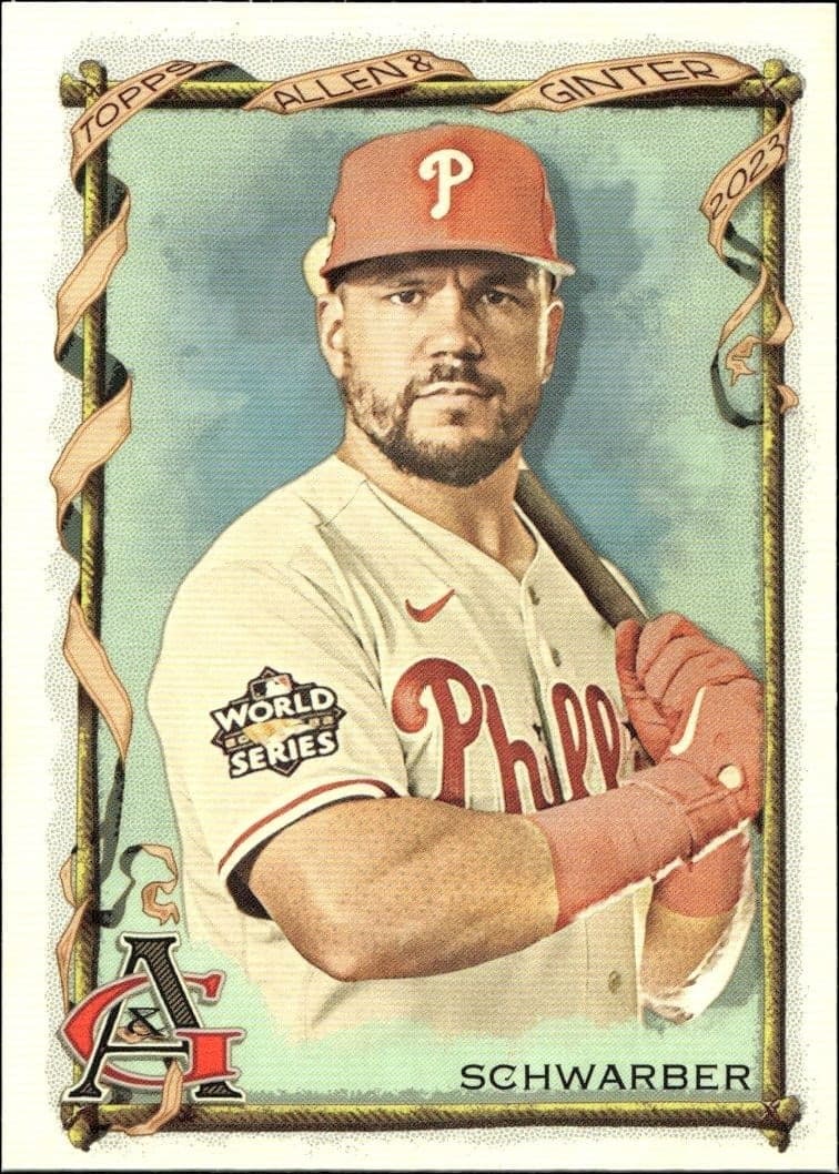 2023 Topps Allen & Ginter Kyle Schwarber #167 trading card