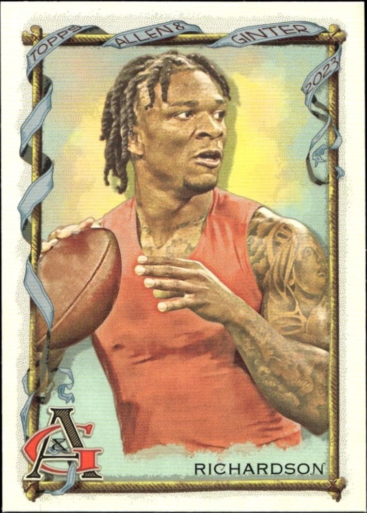 2023 Topps Allen & Ginter Anthony Richardson #107 trading card