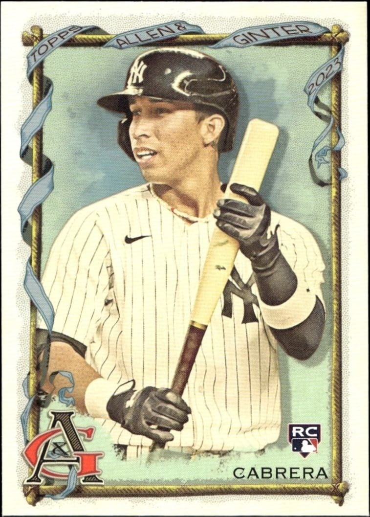 2023 Topps Allen & Ginter Oswaldo Cabrera #146 trading card