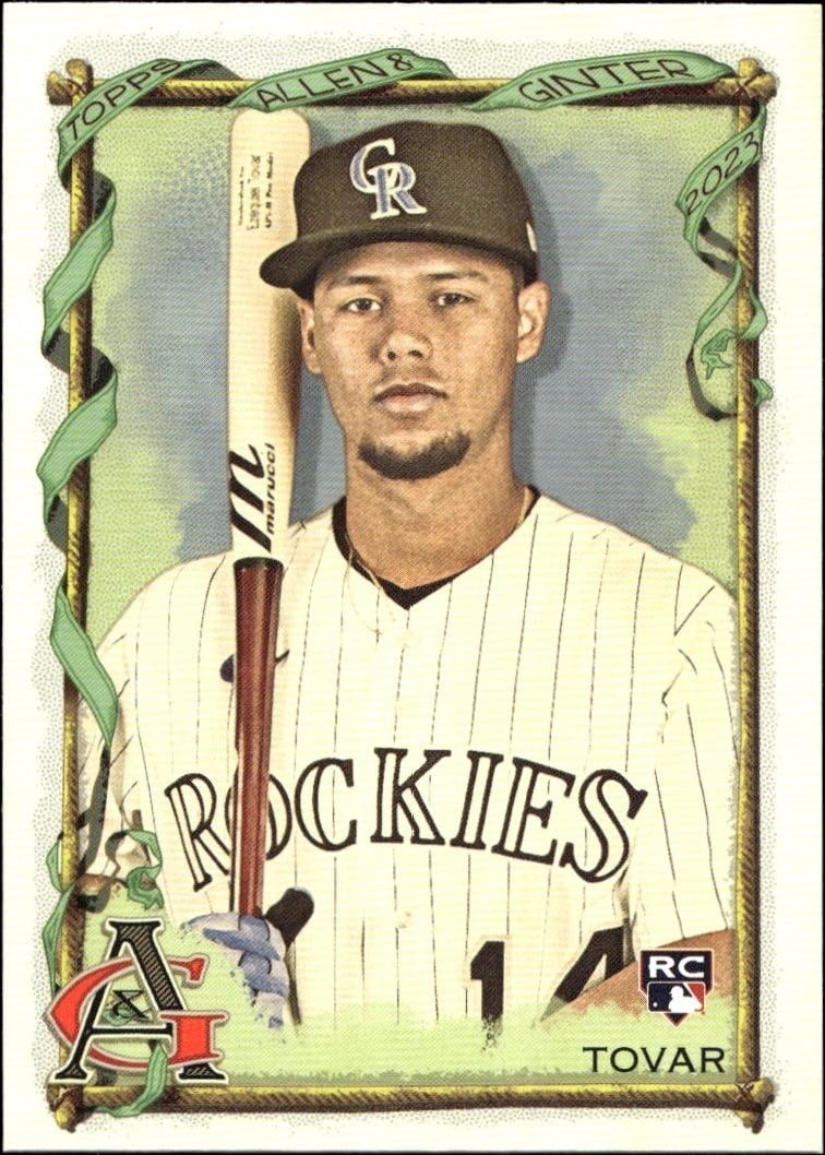Ezequiel Tovar 2023 Topps Allen & Ginter #88 Baseball Trading Card - Front 2023 Topps Allen & Ginter Ezequiel Tovar #88 baseball trading card front