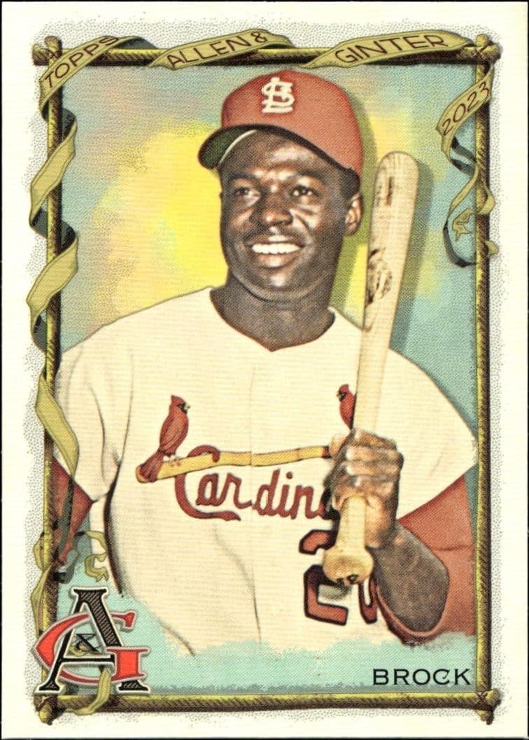 2023 Topps Allen & Ginter Lou Brock #89 trading card