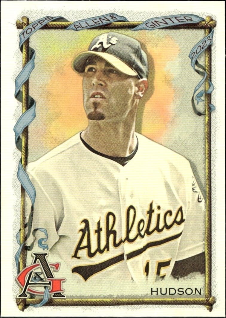 Tim Hudson 2023 Topps Allen & Ginter #125 Baseball Trading Card - Front 2023 Topps Allen & Ginter Tim Hudson #125 baseball trading card front