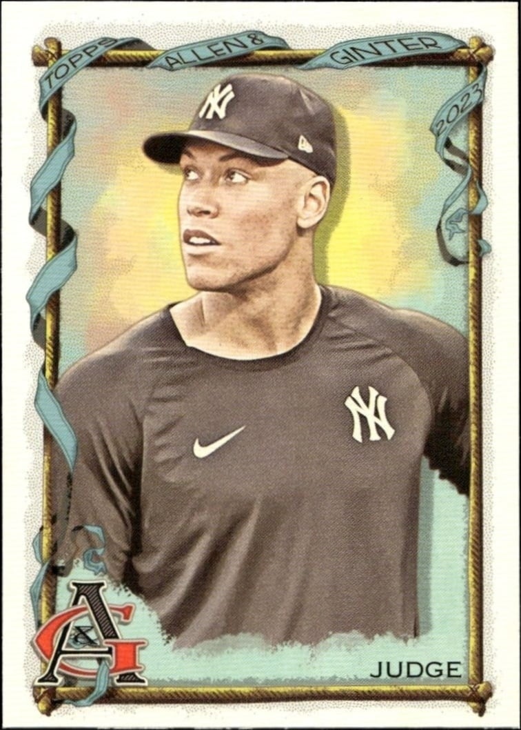 2023 Topps Allen & Ginter Aaron Judge #381 trading card