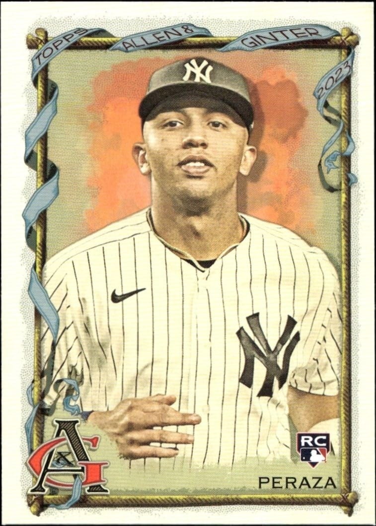 Oswald Peraza 2023 Topps Allen & Ginter #31 Baseball Trading Card - Front 2023 Topps Allen & Ginter Oswald Peraza #31 baseball trading card front