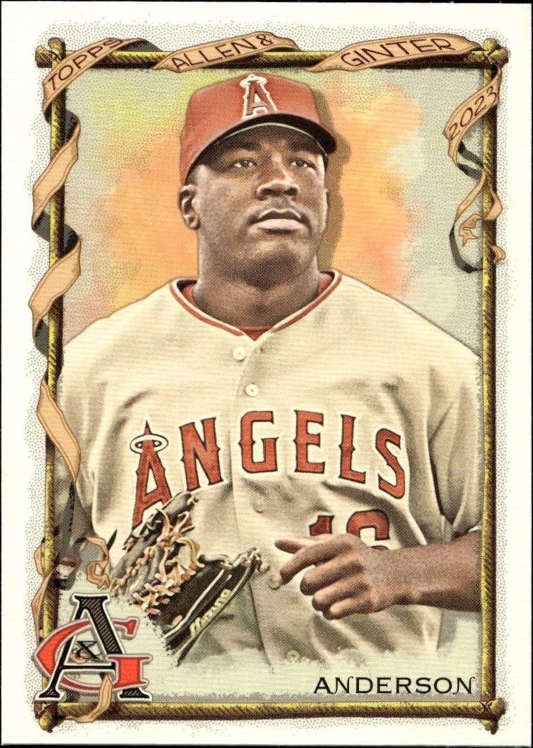 Garret Anderson 2023 Topps Allen & Ginter #301 Baseball Trading Card - Front 2023 Topps Allen & Ginter Garret Anderson #301 baseball trading card front
