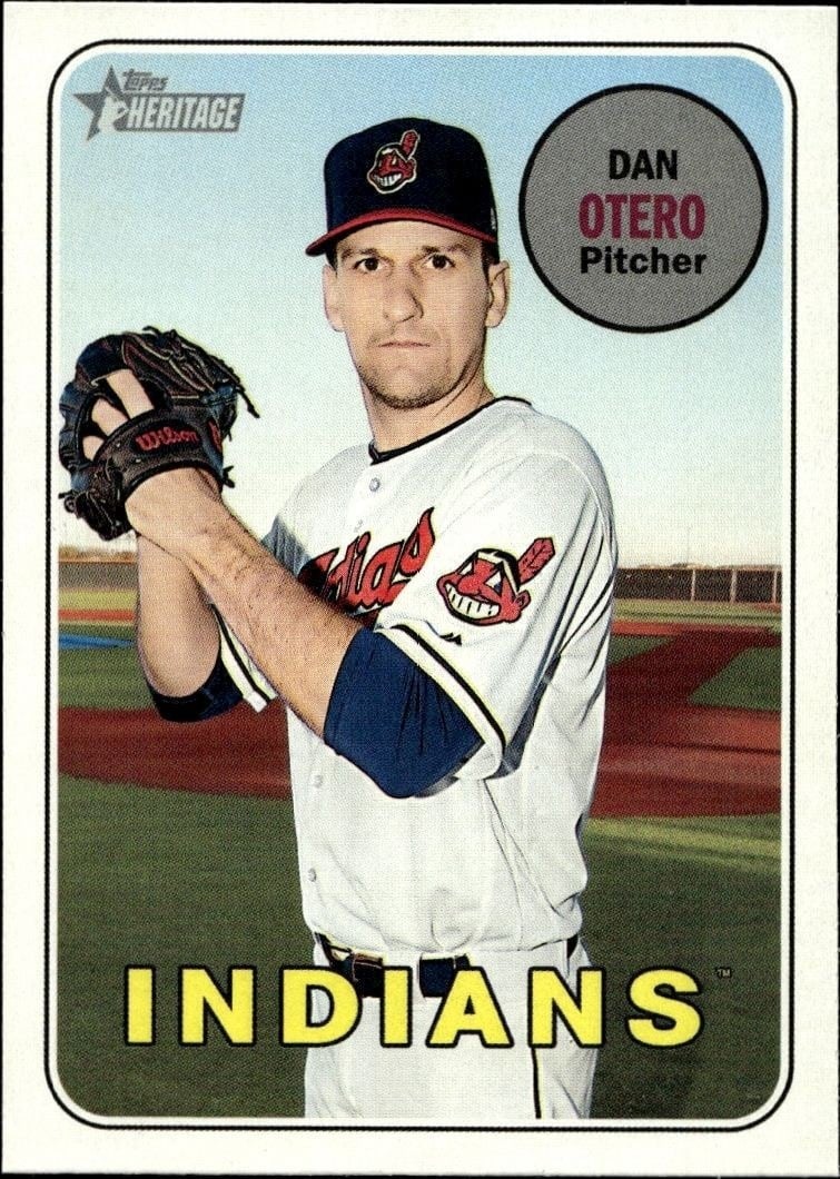 2018 Topps Heritage High Number Dan Otero #565 trading card