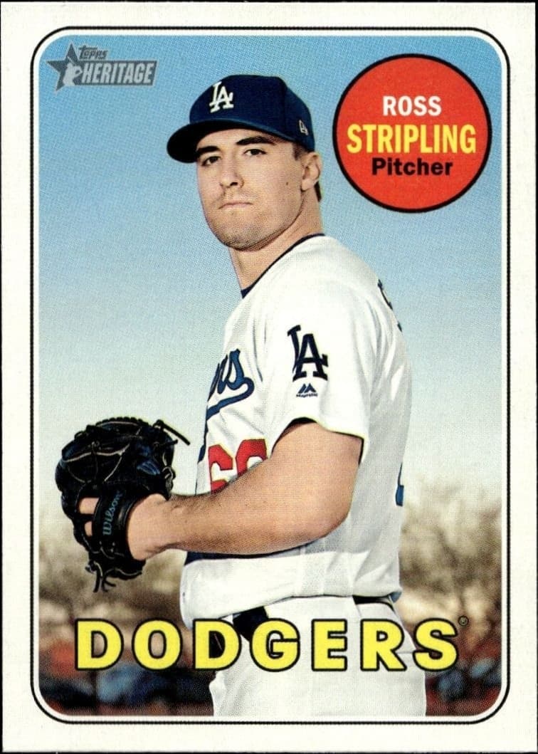 2018 Topps Heritage High Number Ross Stripling #621 trading card