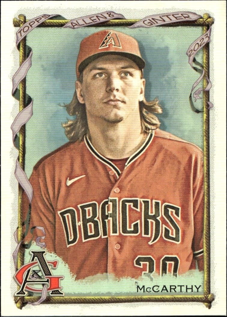 2023 Topps Allen & Ginter Jake McCarthy #52 trading card