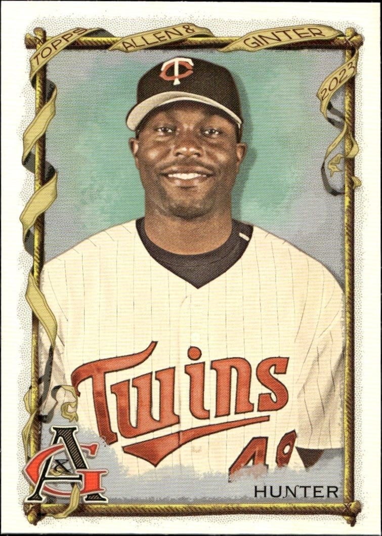 Torii Hunter 2023 Topps Allen & Ginter #316 Baseball Trading Card - Front 2023 Topps Allen & Ginter Torii Hunter #316 baseball trading card front