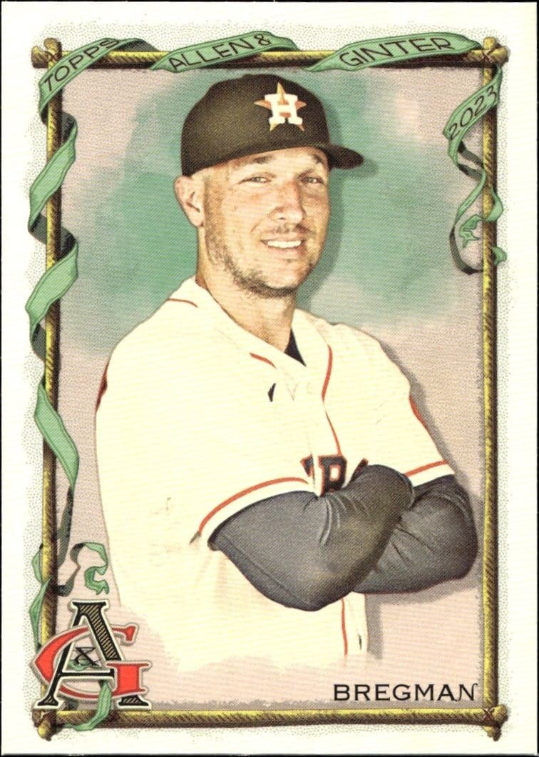 Alex Bregman 2023 Topps Allen & Ginter #36 Baseball Trading Card - Front 2023 Topps Allen & Ginter Alex Bregman #36 baseball trading card front