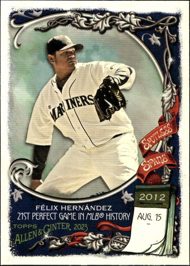 2023 Topps Allen & Ginter Felix Hernandez #SS-11 trading card