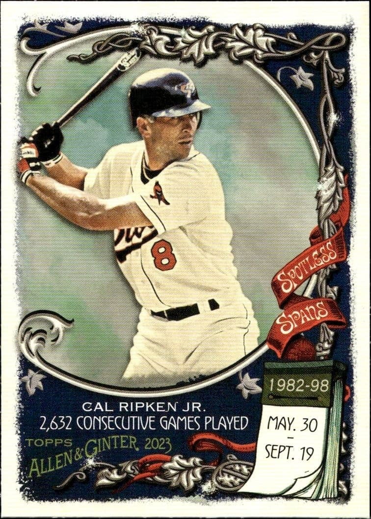 2023 Topps Allen & Ginter Cal Ripken Jr. #SS-4 trading card