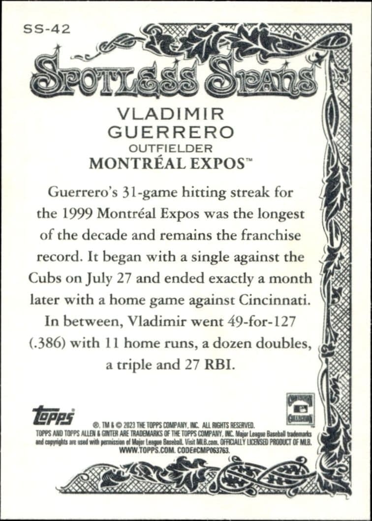 Vladimir Guerrero - Back
