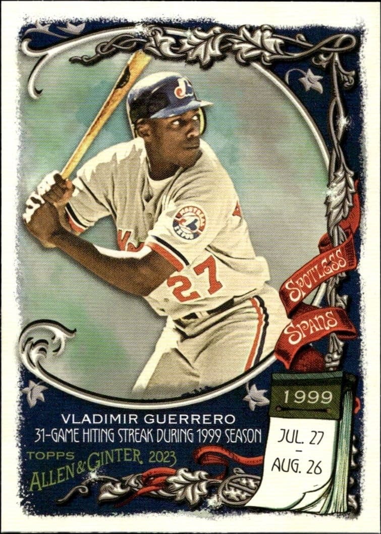 2023 Topps Allen & Ginter Vladimir Guerrero #SS-42 trading card