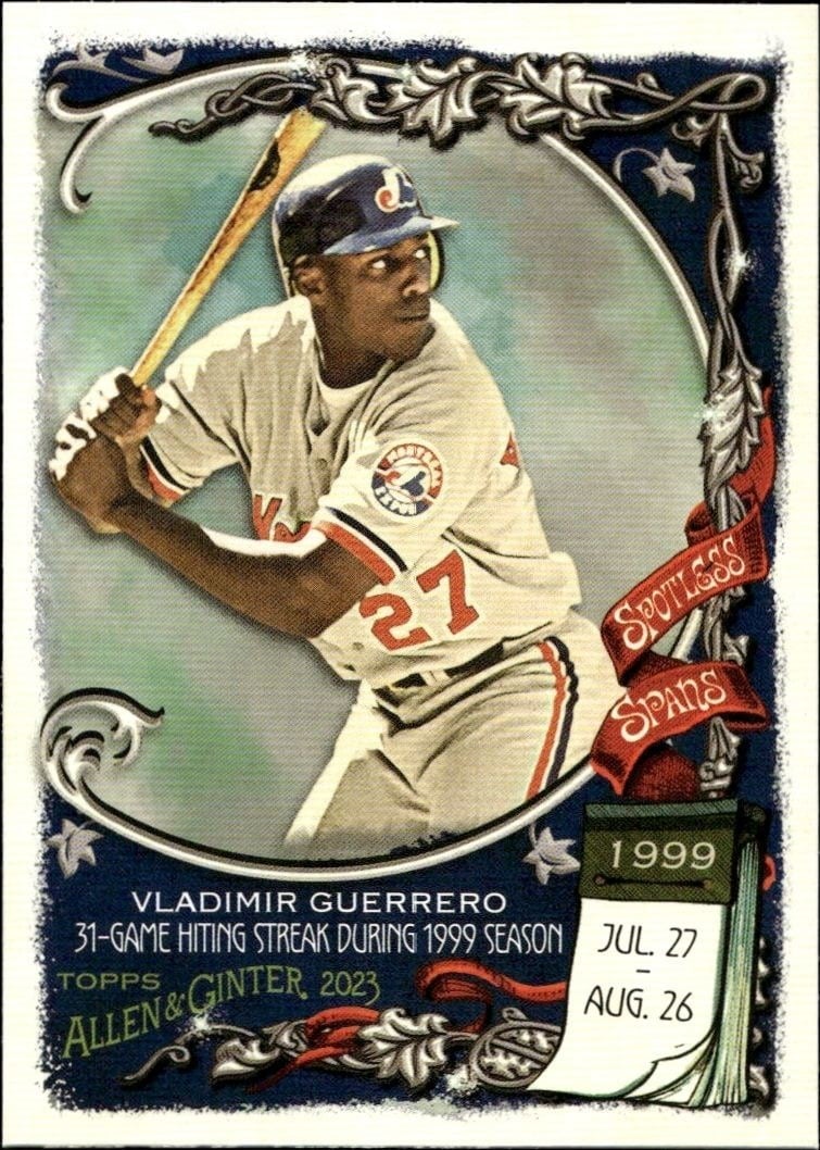 2023 Topps Allen & Ginter Vladimir Guerrero #SS-42 trading card