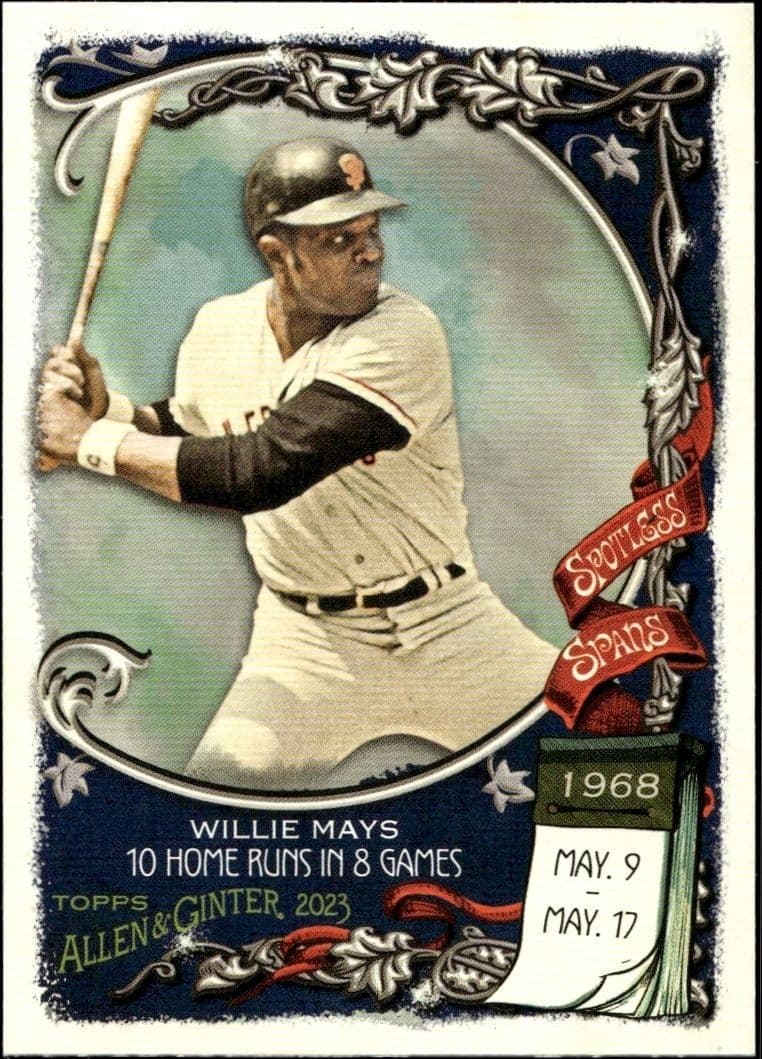 2023 Topps Allen & Ginter Willie Mays #SS-32 trading card