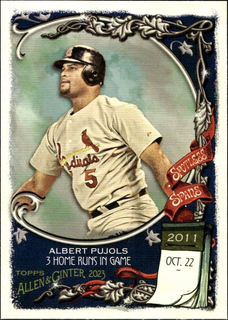 2023 Topps Allen & Ginter Albert Pujols #SS-41 trading card