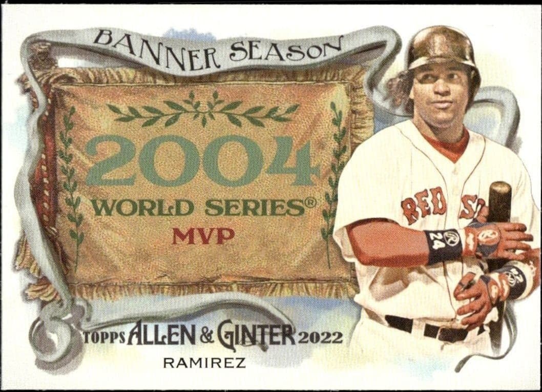 2022 Topps Allen & Ginter Manny Ramirez #BS-38 trading card