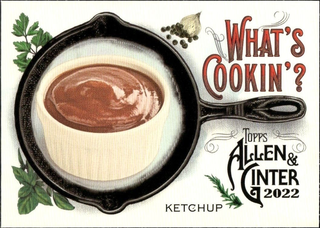 Ketchup 2022 Topps Allen & Ginter #WC-2 Baseball Trading Card - Front 2022 Topps Allen & Ginter Ketchup #WC-2 baseball trading card front