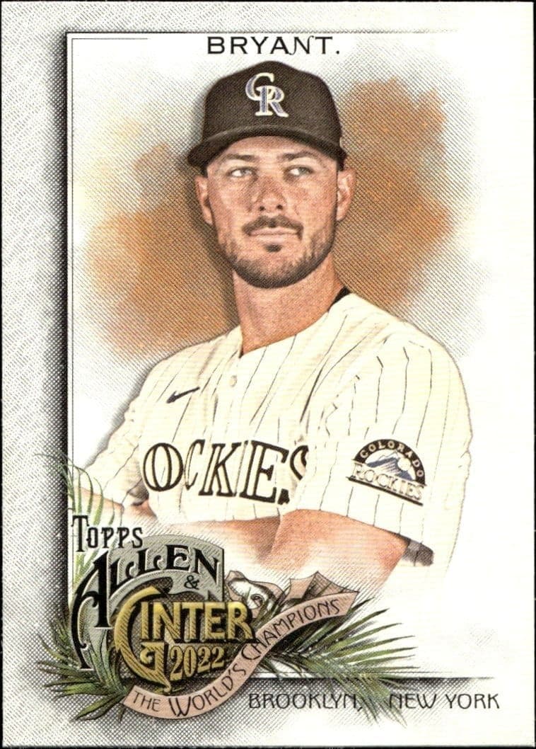 2022 Topps Allen & Ginter Kris Bryant #24 trading card