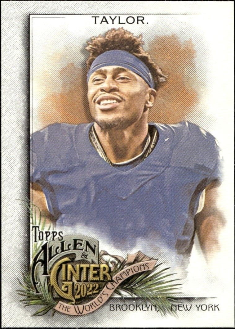 Jonathan Taylor 2022 Topps Allen & Ginter #169 Baseball Trading Card - Front 2022 Topps Allen & Ginter Jonathan Taylor #169 baseball trading card front
