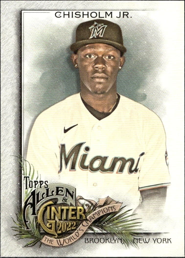 2022 Topps Allen & Ginter Jazz Chisholm Jr. #48 trading card