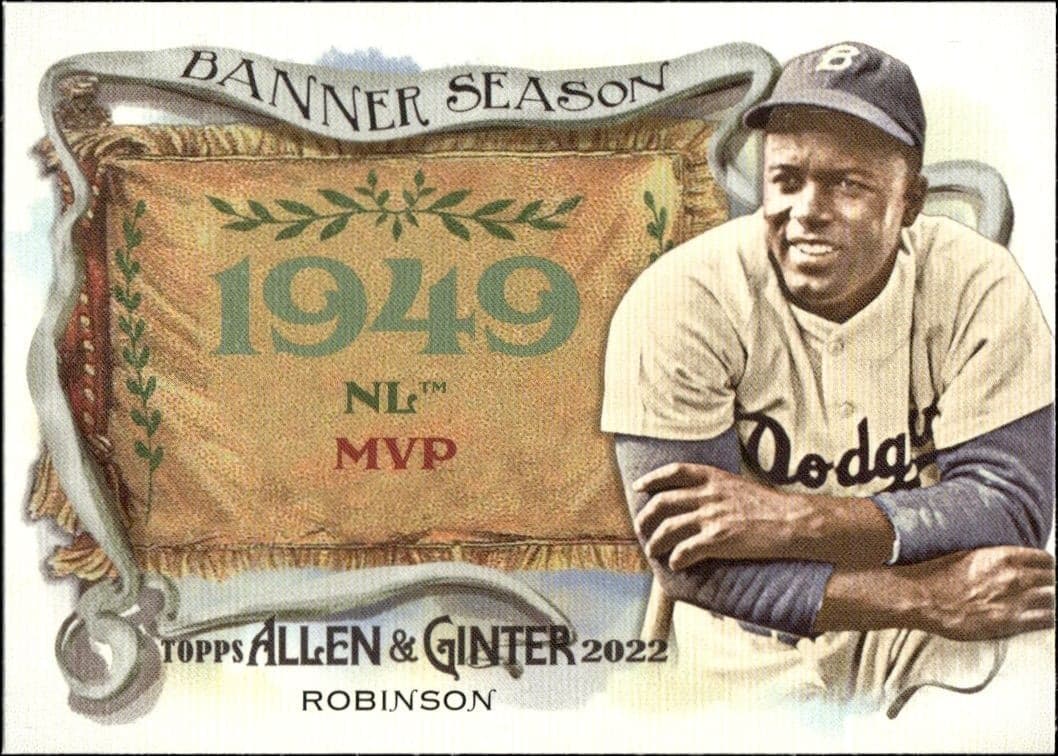 2022 Topps Allen & Ginter Jackie Robinson #BS-9 trading card