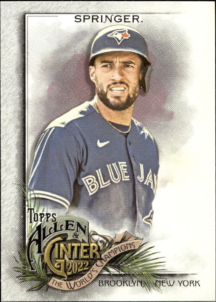 2022 Topps Allen & Ginter George Springer #234 trading card