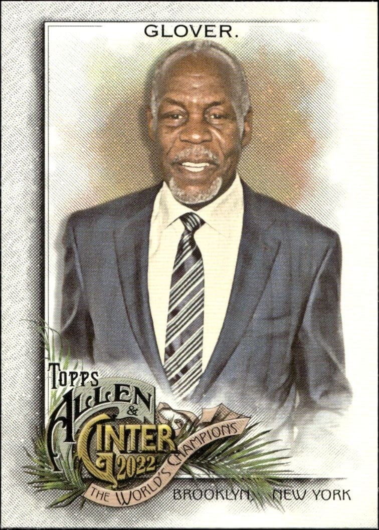 Danny Glover 2022 Topps Allen & Ginter #288 Baseball Trading Card - Front 2022 Topps Allen & Ginter Danny Glover #288 baseball trading card front