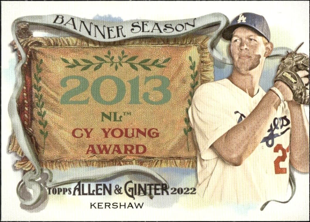 2022 Topps Allen & Ginter Clayton Kershaw #BS-31 trading card