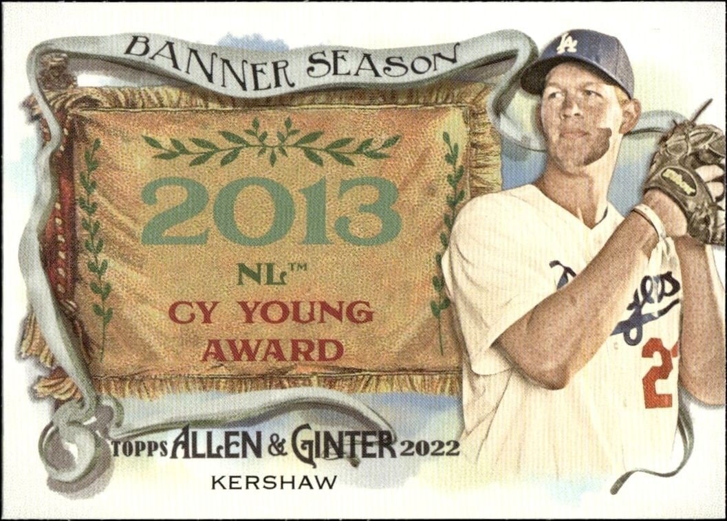 2022 Topps Allen & Ginter Clayton Kershaw #BS-31 trading card