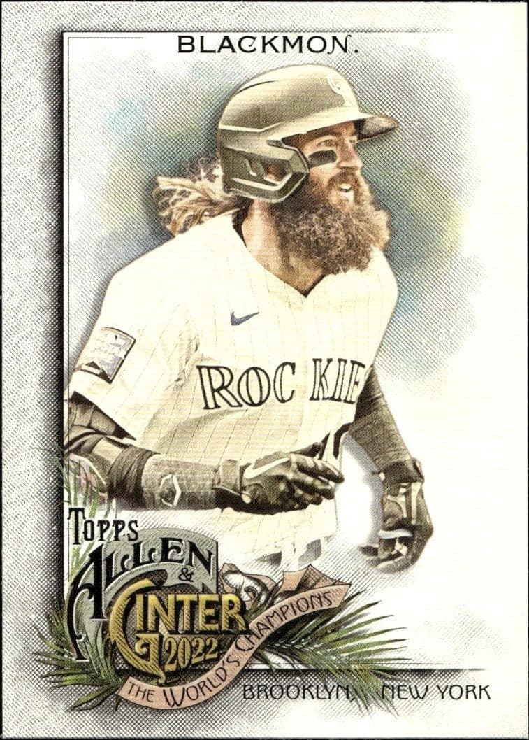 2022 Topps Allen & Ginter Charlie Blackmon #236 trading card