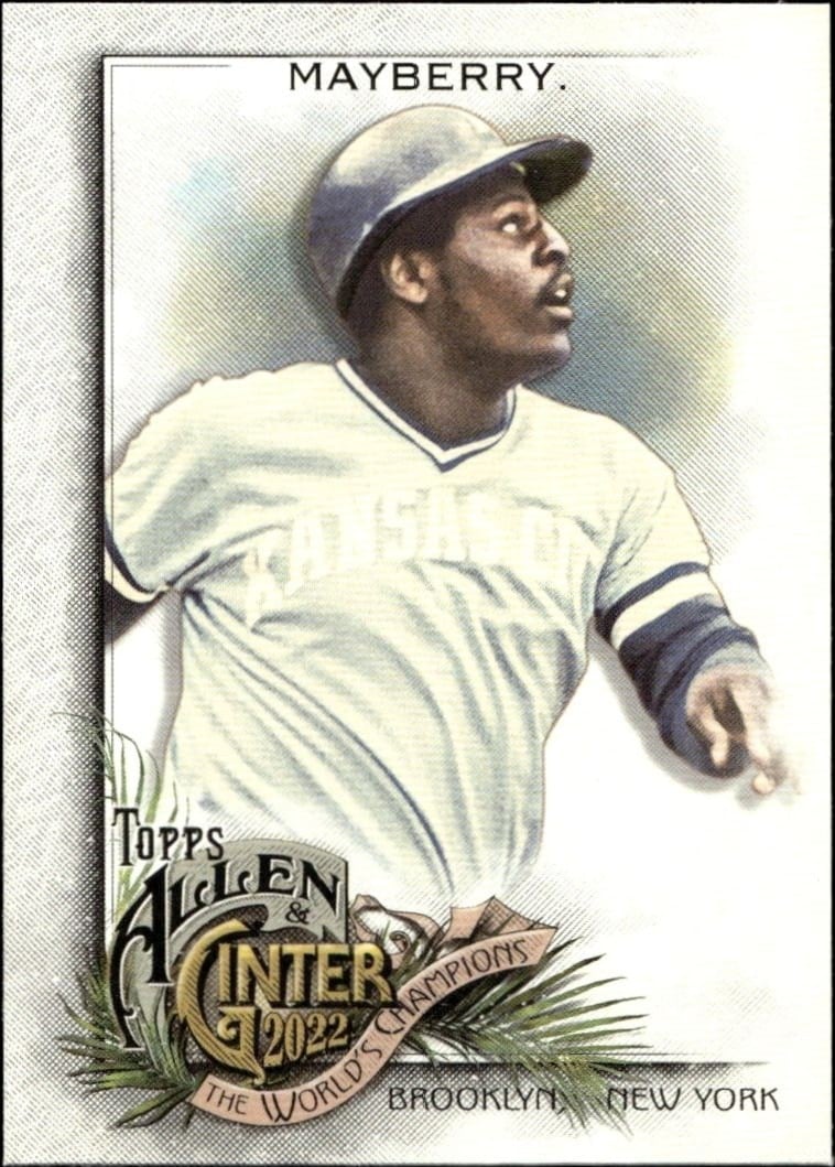 John Mayberry 2022 Topps Allen & Ginter #315 Baseball Trading Card - Front 2022 Topps Allen & Ginter John Mayberry #315 baseball trading card front