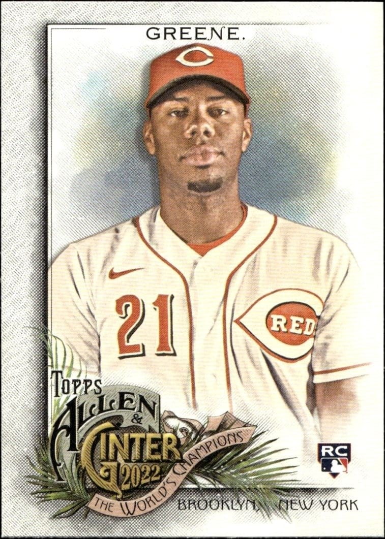 2022 Topps Allen & Ginter Hunter Greene #250 trading card