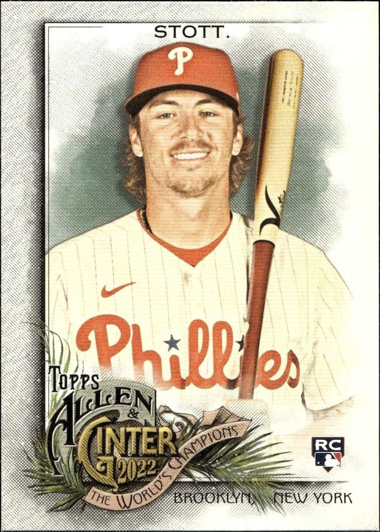 2022 Topps Allen & Ginter Bryson Stott #256 trading card