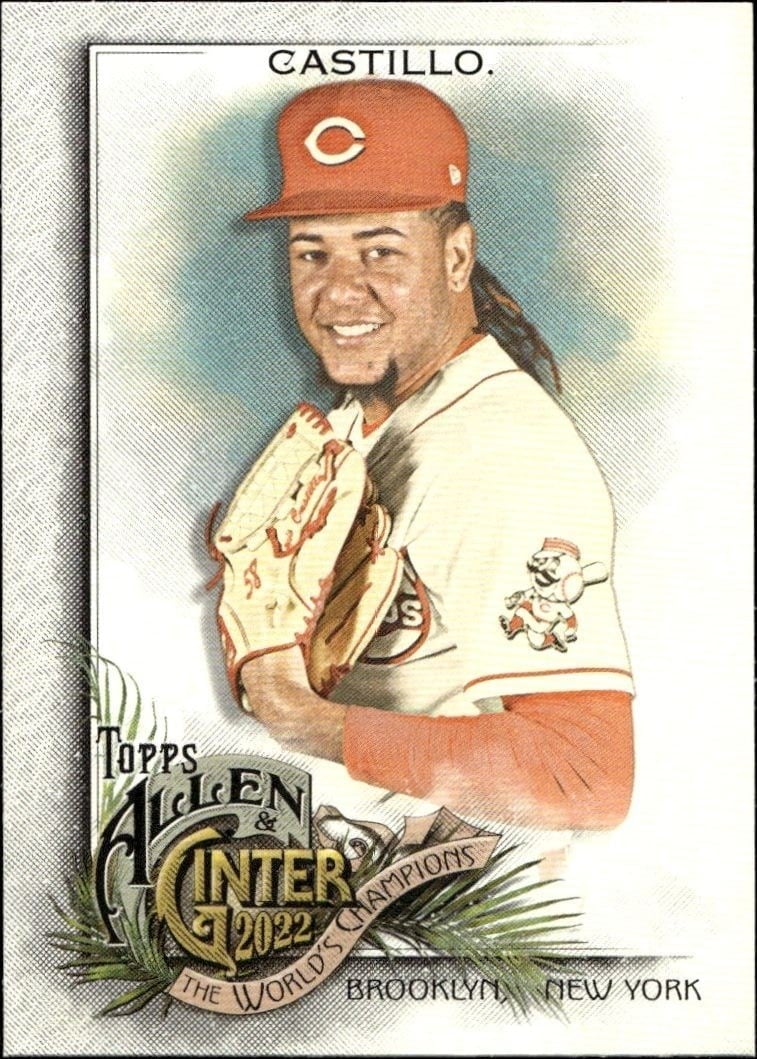 Luis Castillo 2022 Topps Allen & Ginter #344 Baseball Trading Card - Front 2022 Topps Allen & Ginter Luis Castillo #344 baseball trading card front