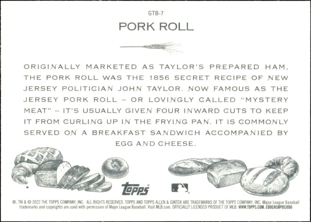 Pork Roll - Back