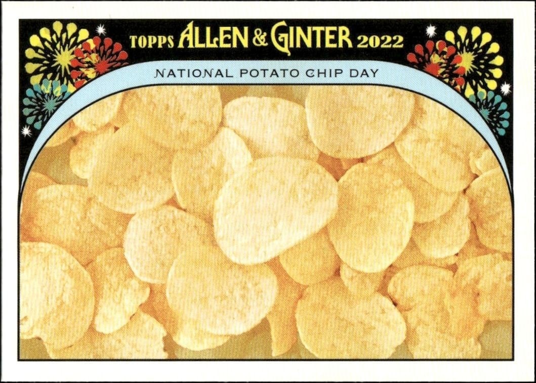 2022 Topps Allen & Ginter National Potato Chip Day #IYSD-7 trading card