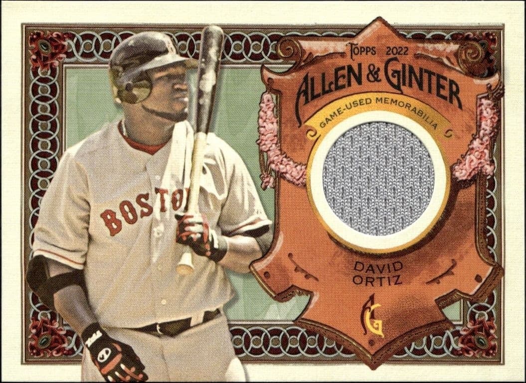 2022 Topps Allen & Ginter David Ortiz #AGRA-DO trading card