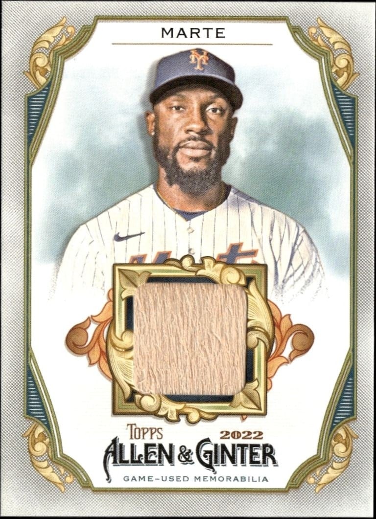 Starling Marte 2022 Topps Allen & Ginter #AGRB-SM Baseball Trading Card - Front 2022 Topps Allen & Ginter Starling Marte #AGRB-SM baseball trading card front