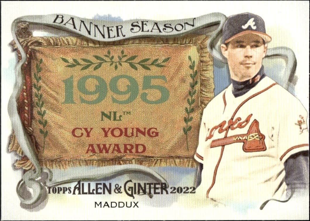 2022 Topps Allen & Ginter Greg Maddux #BS-26 trading card