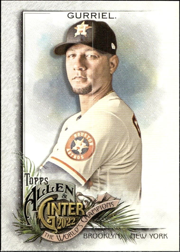 2022 Topps Allen & Ginter Yulieski Gurriel #103 trading card
