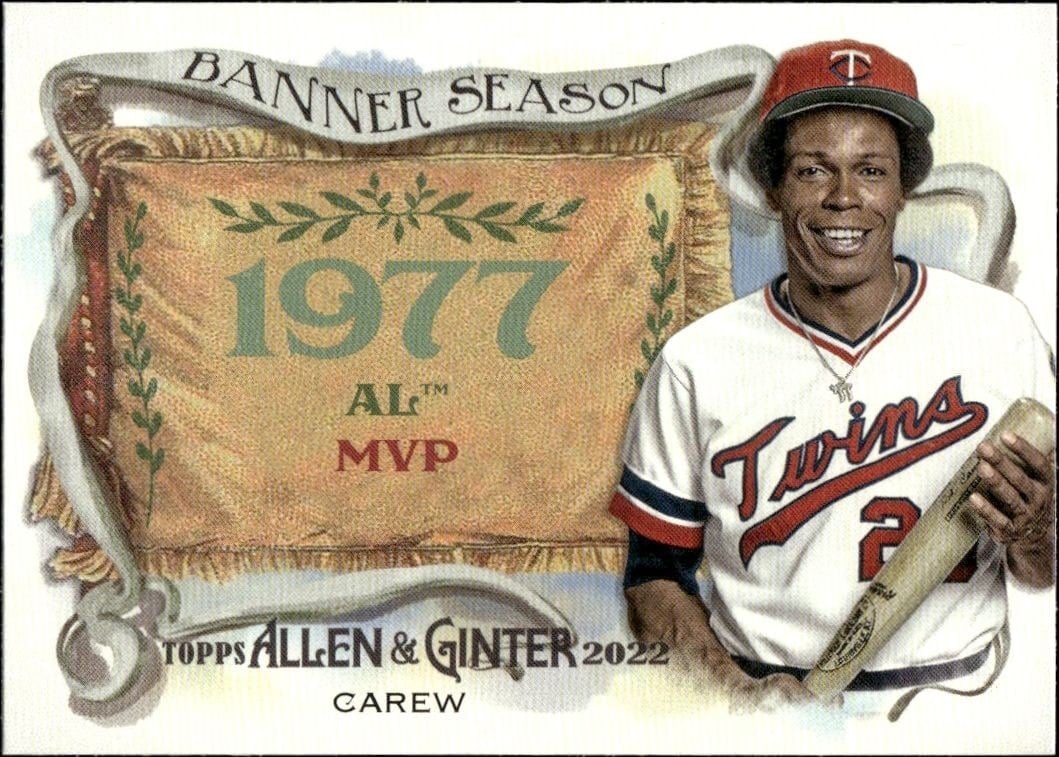 2022 Topps Allen & Ginter Rod Carew #BS-13 trading card