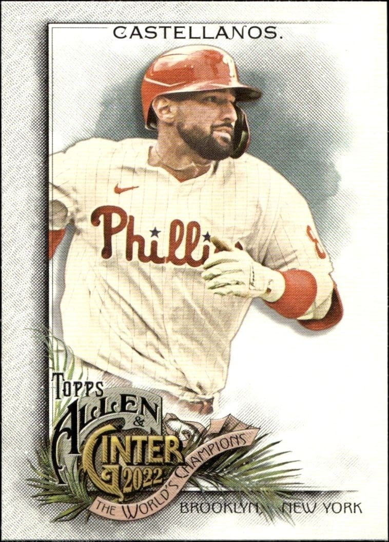 Nick Castellanos 2022 Topps Allen & Ginter #81 Baseball Trading Card - Front 2022 Topps Allen & Ginter Nick Castellanos #81 baseball trading card front