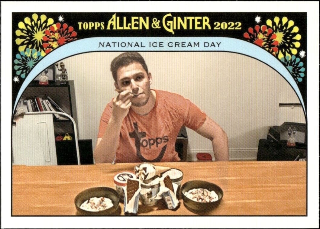 2022 Topps Allen & Ginter National Ice Cream Day #IYSD-9 trading card
