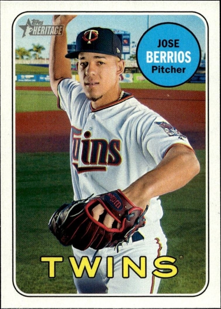 2018 Topps Heritage José Berríos #290 trading card